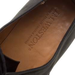 J.M.Weston Black Suede Lace Up Oxfords Size 43