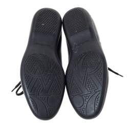 J.M Weston Black Leather Low Top Sneakers Size 42