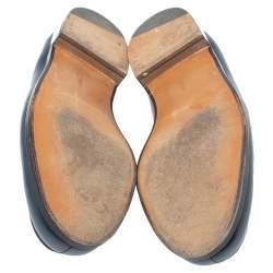 JM Weston Blue Leather Penny Loafers Size 44