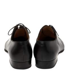 J.M.Weston Black Leather Lace Up Oxfords Size 43
