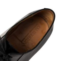 J.M.Weston Black Leather Lace Up Oxfords Size 43