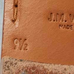 J.M.Weston Blue Nubuck Leather Le Moc Weston Loafers Size 43.5