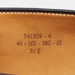JM Weston Dark Blue Leather Penny Loafers Size 41