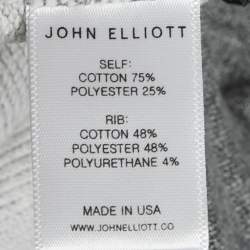 John Elliott Grey Melange French Terry Sweatpants XXL