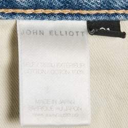 Pre Owned John Elliott Blue Denim Shorts M