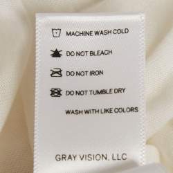 Pre Owned John Elliott Cream Jersey Crewneck T-Shirt XL