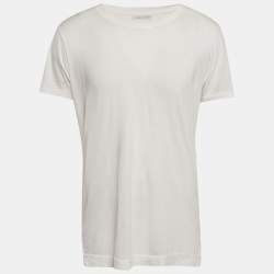 Pre Owned John Elliott Cream Jersey Crewneck T-Shirt XL