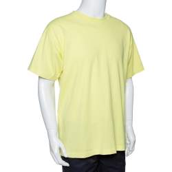 John Elliott Fluorescent Cotton Crew Neck T Shirt M 