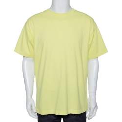 John Elliott Fluorescent Cotton Crew Neck T Shirt M 