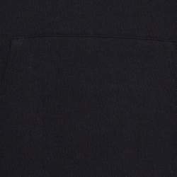 John Elliott Black Cotton Terry Jersey Hoodie M