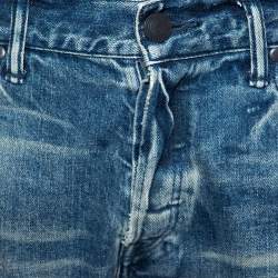 John Elliott Blue Distressed Denim The Cast 2 Slim Fit Jeans M