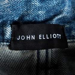 John Elliott Blue Distressed Denim The Cast 2 Slim Fit Jeans M