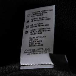 John Elliott Black Cotton Escobar Slim Fit Joggers M