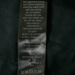 John Varvatos Black Denim Zip-Up Jacket M