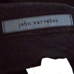 John Varvatos Grey Checkered Wool Trousers XL
