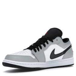 Pre Owned Nike Jordan 1 Low Light Smoke Grey Sneakers Size EU 36.5 (US 4.5Y)