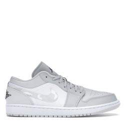 Nike Jordan 1 Low White Camo Sneakers US Size 6.5Y EU Size 39