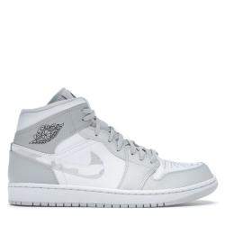 Nike Jordan 1 Mid Grey Camo Sneakers US Size 11 EU Size 45
