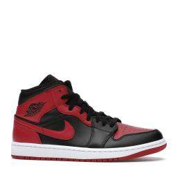 Pre Owned Nike Jordan 1 Mid Banned EU 42 US 8.5