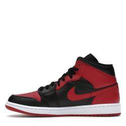 Pre Owned Nike Jordan 1 Mid Banned EU 42 US 8.5
