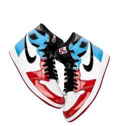 Jordan 1 Retro High Fearless UNC Chicago Sneakers Size US 7.5 (EU 40.5)