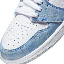 Pre Owned Jordan 1 Retro High Hyper Royal Smoke Grey Sneakers Size US 8.5 (EU 42)