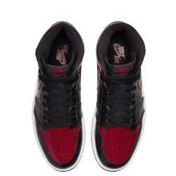 Jordan 1 High Patent Bred Sneakers Size US 7 (EU 40)