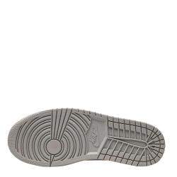 Pre Owned Jordan 1 Mid Light Smoke Grey Anthracite Sneakers Size US 7.5 (EU 40.5)