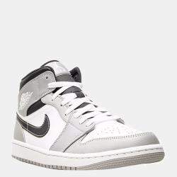 Jordan 1 Mid Light Smoke Grey Anthracite Sneakers Size US 9.5 (EU 43)
