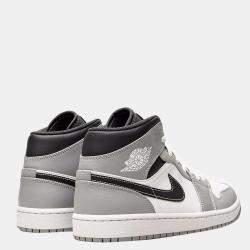 Jordan 1 Mid Light Smoke Grey Anthracite Sneakers Size US 9.5 (EU 43)