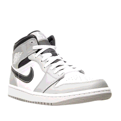 Jordan 1 Mid Light Smoke Grey Anthracite Sneakers Size US 10.5 (EU 44.5)
