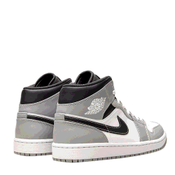 Jordan 1 Mid Light Smoke Grey Anthracite Sneakers Size US 10.5 (EU 44.5)