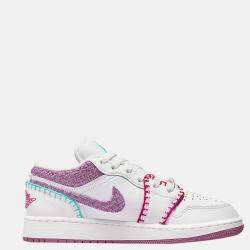Jordan 1 Low White Light Bordeaux Sneakers Size US 7 (EU 40)