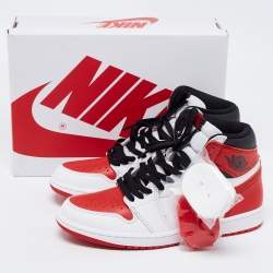 Air Jordan 1 Retro Multicolor Leather High Top Chicago Sneaker Size 42.5 
