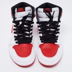 Air Jordan 1 Retro Multicolor Leather High Top Chicago Sneaker Size 42.5 