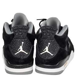 Jordan Black Suede And Leather Son of Mars Low Mid Top Sneakers Size 46