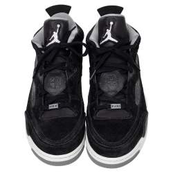 Jordan Black Suede And Leather Son of Mars Low Mid Top Sneakers Size 46