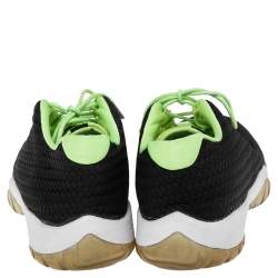 Jordan Black Knit Fabric Future Low Top Sneakers Size 45