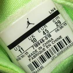 Jordan Black Knit Fabric Future Low Top Sneakers Size 45