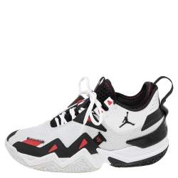 Nike Jordan White/Black/University Red Westbrook One Take Sneakers Size 42.5