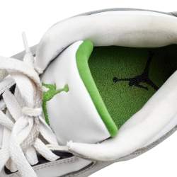 Jordan Multicolor Leather Air Jordan 3 Retro Chlorophyll High Top Sneakers Size 42