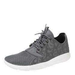 Air Jordan Grey Mesh Eclipse Lace Up Sneaker Size 43
