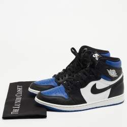 Air Jordan Multicolor Leather jordan 1 Retro High Royal Sneakers Size 45.5