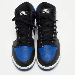 Air Jordan Multicolor Leather jordan 1 Retro High Royal Sneakers Size 45.5