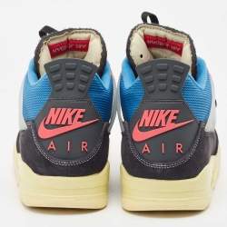Air Jordan Multicolor Mesh And Suede Jordan 4 Retro Union Sneaker Size 47