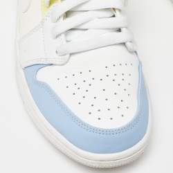 Air Jordans Multicolor Leather and Mesh Jordan 1 To My First Coach Sneakers Size 42.5