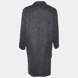 Joseph Graphite Grey Double Alpaca Kinsford Coat XL