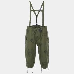 مملوكة مسبقًا Junya Watanabe Cotton Comme des Garçons x Jean-Michel Basquiat Cropped Pants S