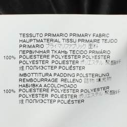 Pre Owned Just Cavalli Black Nylon Bomber Hoodie Padded Hoodie Jacket XL