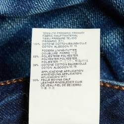 Just Cavalli Blue Denim Regular Fit Jeans M/Waist 36"